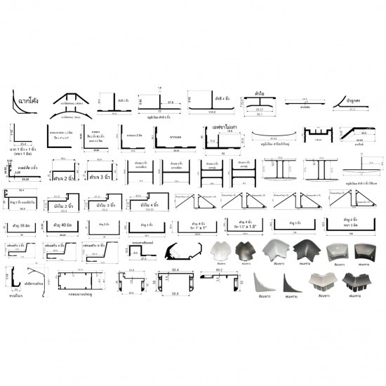 อุปกรณ์ห้องเย็น - เอบีซี คูลลิ่ง ฮาร์ดแวร์ - อลูมิเนียมห้องเย็น